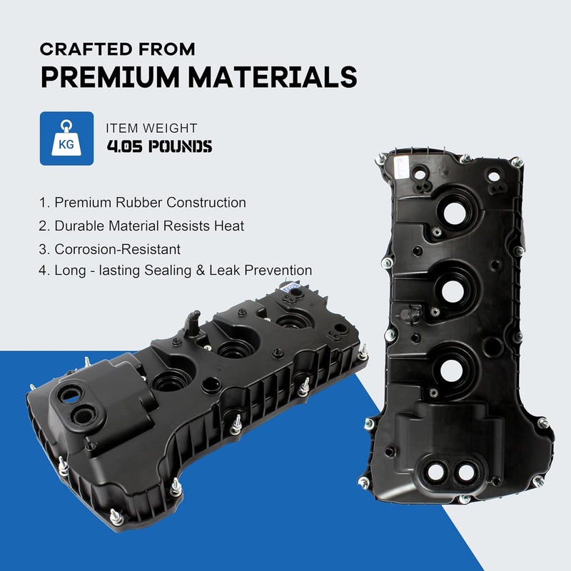 Cns Engine Valve Cover w/Gasket Right Side Compatible with Ford/Lincoln 3.5L (3496cc/213cid) DOHC V6 Turbo - Image 5